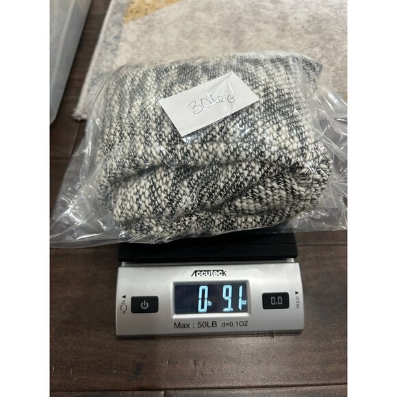 Forever 21 Open Front Mixed Media Lace Cardigan Sweater Black White Small Cozy - Picture 9 of 9